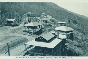 Historic photo of The Wigwam and Cabins